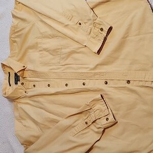 Vintage Eddie Bauer Men's Lg Relaxed Fit Long Sleeve Button-Down Shirt